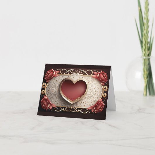 Jubileum Liefde Valentijn Bedankkaart (Voorkant)