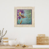 Jubileum, liefdeshoofdstuk 1 Corinthians 13 Poster (Keuken)