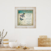 Jubileum, liefdeshoofdstuk 1 Corinthians 13 Poster (Keuken)