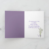 Jubileum Lily van de Valley bouquet Kaart (Binnen)