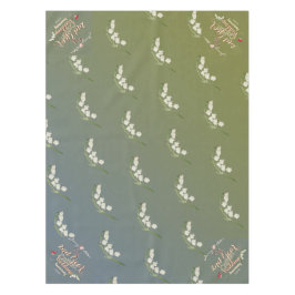 Jubileum Lily van het Katoen van de Valley Tafelkleed