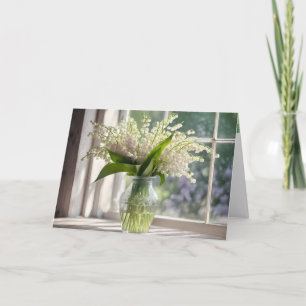 Jubileum Lily van The Valley Bouquet Kaart