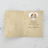 Jubileum Love bird Humor Kaart (Binnen)