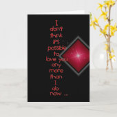 Jubileum Love Kaart (Gele Bloem)