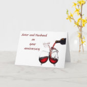 *JUBILEUM LOVE* ZISTER/HAAR HUURBAND KAART (Gele Bloem)