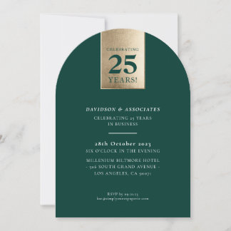 JUBILEUM luxe bedrijf groen goud Kaart