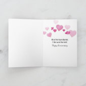 Jubileum Man en een vrouwenvoet op een bed Kaart (Binnen)