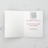 Jubileum man en vriend Kardinaal Bird Kaart (Binnen)