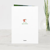 Jubileum man Friend Golf ballCourse Golfer Kaart (Achterkant)