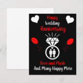 Jubileum Mannen bruiloft (Voorkant / Achterkant)