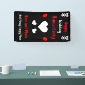 Jubileum Mannen bruiloft Spandoek (Beurs)