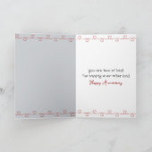 Jubileum Maraschino kersen op kant Kaart (Binnen)