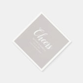 Jubileum  massief zandsteen proost bruiloft servet (Hoek)