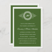 Jubileum Medaillon Uitnodiging (Voorkant / Achterkant)