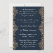 Jubileum met 50ste bruiloft Kaart (Achterkant)