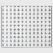 , Jubileum met brandafdeling Cadeaupapier (Vlak)