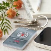 , Jubileum met brandafdeling Sleutelhanger (Voorkant Rechts)