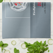 , Jubileum met brandafdeling Theedoek (Gevouwen)