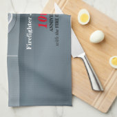 , Jubileum met brandafdeling Theedoek (Quarter Fold)