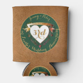 Jubileum met derde bruiloft (Afbeelding) koeler (Voorkant)