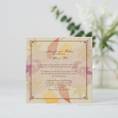 Jubileum met Herfstbladeren Kaart (Staand voorkant)