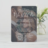 Jubileum met huwelijk QR RSVP We doen nog steeds 2 Kaart (Staand voorkant)