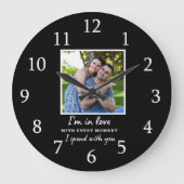 Jubileum met moderne weddenschappen Foto liefdesqu Grote Klok (Voorkant)