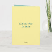 Jubileum mooie vrouw geel groen foto kaart (Achterkant)