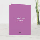 Jubileum mooie vrouw paarse blauw foto kaart (Achterkant)