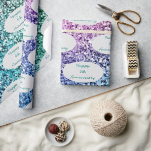 Jubileum of belangrijke gebeurtenis aangepaste naa cadeaupapier