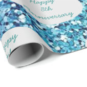 Jubileum of belangrijke gebeurtenis aangepaste naa cadeaupapier (Rol Hoek)