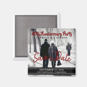 Jubileum of een Evenementenpartij - Sla de datum o Magneet (Voorkant / Achterkant)