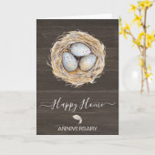 Jubileum op je nieuwe woningmakelaarsauto kaart (Gele Bloem)