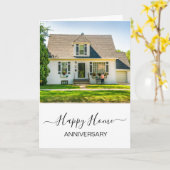 Jubileum op je nieuwe woningmakelaarsauto kaart (Gele Bloem)