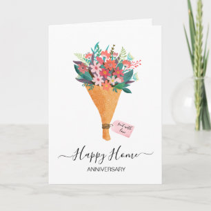 Jubileum op uw nieuwe huismakelaar kaart