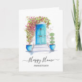 Jubileum op uw nieuwe huismakelaar kaart (Voorkant)