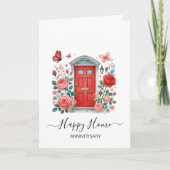 Jubileum op uw nieuwe huismakelaar kaart (Voorkant)