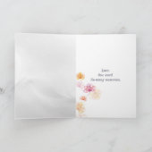 Jubileum op wit Abstract Kaart (Binnen)