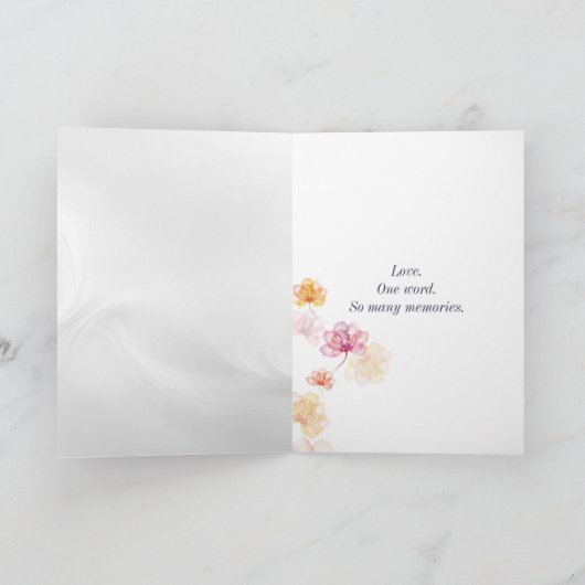 Jubileum op wit Abstract Kaart (Binnen)