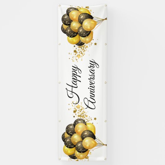 Jubileum openluchtbanner spandoek (Verticaal)