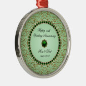 Jubileum Ornament Emerald Wedding (Rechts)