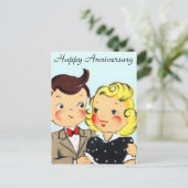  Jubileum Paar Briefkaart (Staand voorkant)