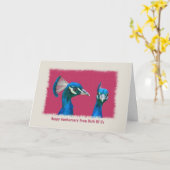 Jubileum, Paar van de Kaart van Pauwen (Gele Bloem)