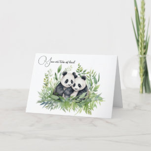 Jubileum Panda Beren Kaart