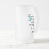 Jubileum pandemisch Jaar Gepersonaliseerd Matglas Bierpul (Voorkant rechts)