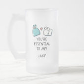 Jubileum pandemisch Jaar Gepersonaliseerd Matglas Bierpul (Links)