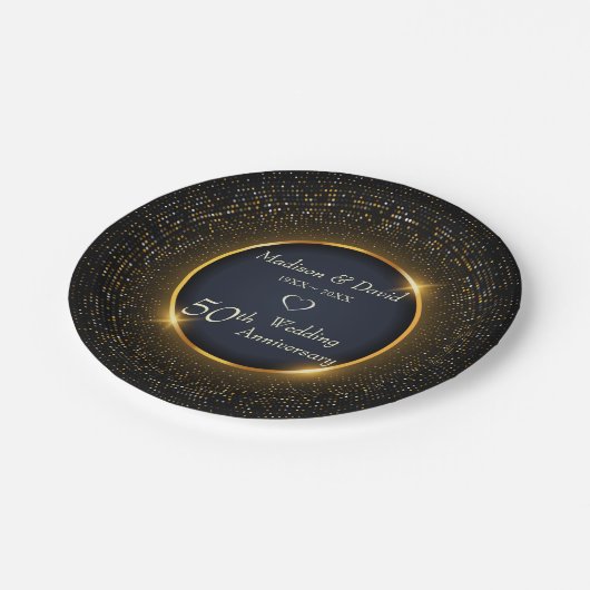 Jubileum Papieren Bordje (Gekanteld)