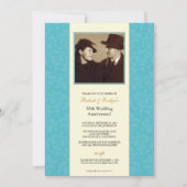 Jubileum-partij - Aanbesteding in aqua Kaart (Achterkant)