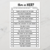 Jubileum Partij game die het beste weet en hem of  (Achterkant)