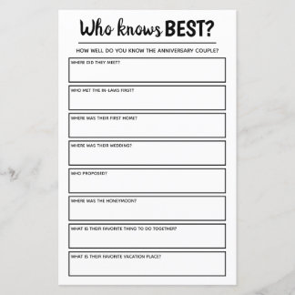 Jubileum Partij game die het beste weet en hem of